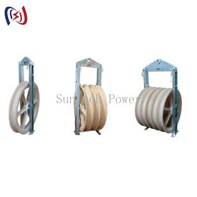 بكرة شد من السلسلة 822 شديدة التحمل مع بكرة نايلون MC لتركيب موصلات خطوط النقل ذات السعة العالية