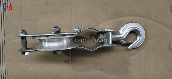 كتلة ربط السلاسل المهنية ذات الشفرة الواحدة مع الحمل المسموح به 5-20KN وشفرة الألومنيوم لربط الموصلات العليا الخفيفة الوزن