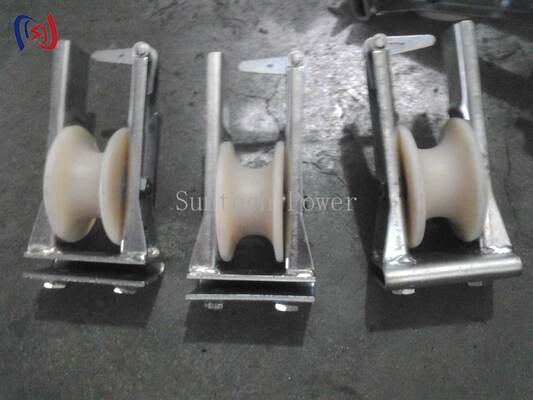 بلوك الحبل المتحرك نحو السماء للتغييرات المعقدة في الزاوية والاتجاه مع 5-20KN الحمل المسموح به و 1.7-4.2KG الوزن