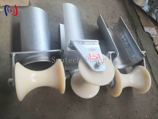 سلسلة D حماية الدخول الكابل الدوار مع 80-200mm قطر الأنابيب لمقاومة التآكل وانخفاض الاحتكاك سحب الكابل