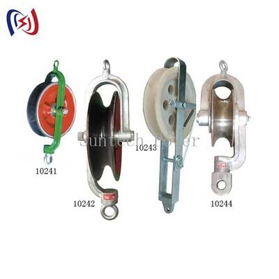 كتلة سلكية احترافية مع حمولة مقياسية 10-40KN وشريحة الألومنيوم للترسيم الآمن على خطوط النقل