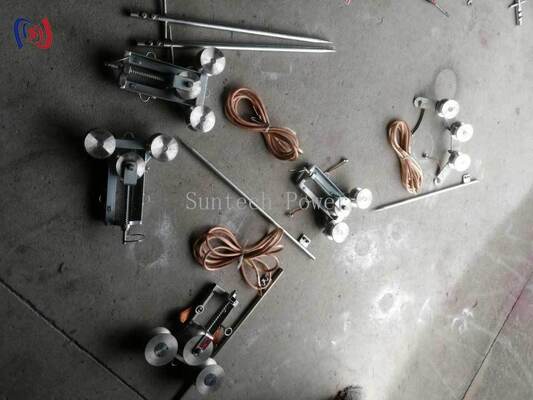 محترف 100A ماكس توارك الأرضية كتلة مع 50mm قطر السفلي ومادة الصلب الصب لأمان الأرضية الكهربائية