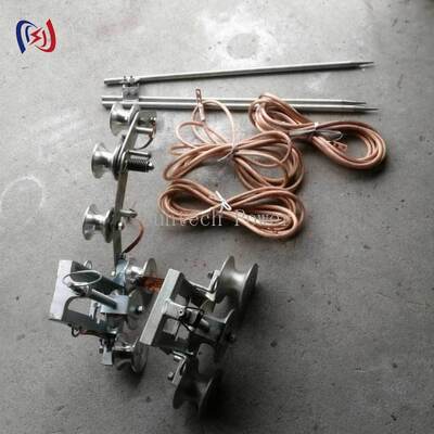 محترف 100A ماكس توارك الأرضية كتلة مع 50mm قطر السفلي ومادة الصلب الصب لأمان الأرضية الكهربائية