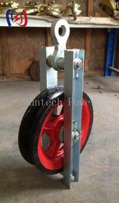 كتلة تحويل عالية السرعة المهنية لتغييرات الاتجاه السلسة والفعالة للكابلات مع حزمة منخفضة الاحتكاك والحمل المسموح به 50KN