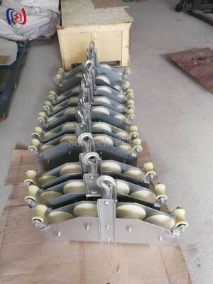 عبء ثقيل أربعة شفرة كتلة مجتمعة مع 10KN الحمل المسموح به، R570 نصف قطر الانحناء، و 23.5KG الوزن لرفع ميزة ميكانيكية عالية