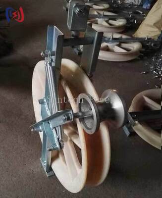 الكتل اللاصقة المهنية مع تصميم غير موصل لتركيب OPGW خال من الأضرار وقطر 508mm Sheave