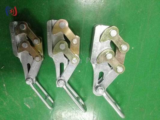 عقدة سلك الأرض المهنية مزدوجة الكاميرا مع 10-30KN الحمل المسموح به لأسلاك 11-15mm ومقاومة للتآكل