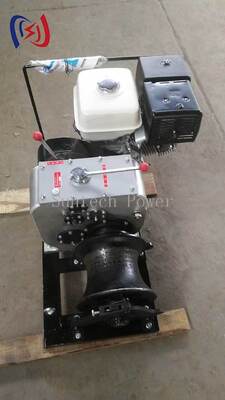 ونش كهربائي احترافي بقدرة 4.04-9.6 كيلوواط لسحب الكابلات الثقيلة ومد الكابلات في أعمال خطوط الطاقة