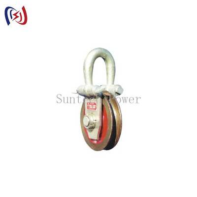 Hoisting Point Block for Transmission Line Construction | 50–80KN Heavy Duty Lifting Pulley