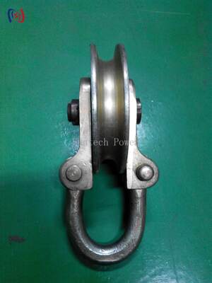 Hoisting Point Block for Transmission Line Construction | 50–80KN Heavy Duty Lifting Pulley