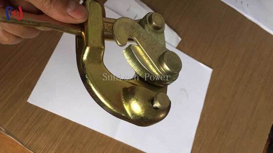 مشابك سحب حبال الأسلاك العالمية مع حمولة مقدرة 10-30KN لقطر سلك 4-32 مم مصنوعة من سبائك الصلب