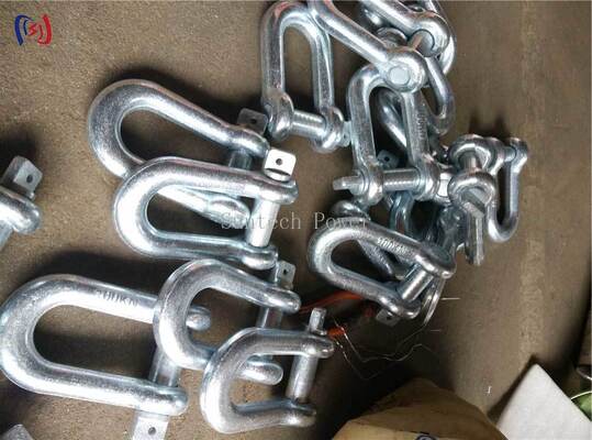 قيد رفع من الفولاذ السبائكي مع قفل دبوس ومجلفن بالغمس الساخن لحمولة مقدرة 300KN