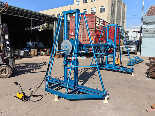 الهيدروليكي موصل الدراموم الوقوف SI-30 300KN الحمل 5000mm سعة ريل الكابل