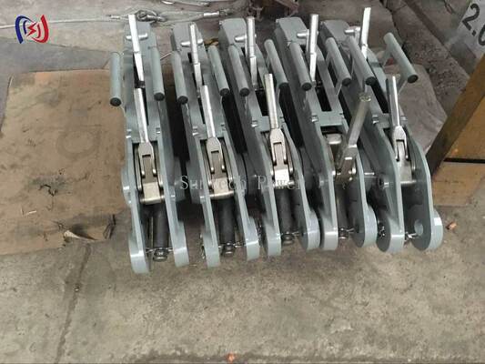 رافعة بأسلاك فولاذية 8-54KN أدوات شد موصلات يدوية بسقاطة