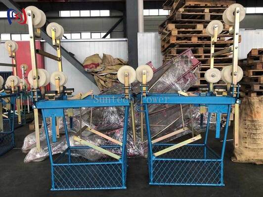 Four Bundle Conductor Inspection Trolley for EHV Overhead Line Repair with Aerospace-grade Aluminum Alloy Frame