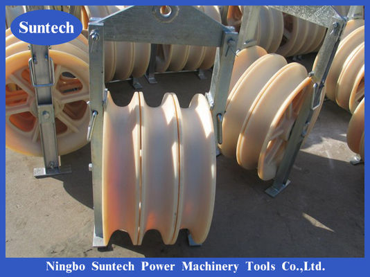 20KN Mc Nylon 660mm كتل بكرة التوتير ذات القطر الكبير