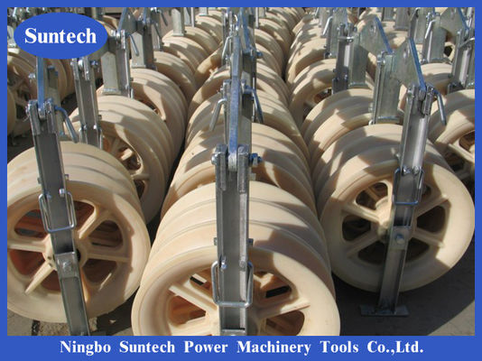 20KN Mc Nylon 660mm كتل بكرة التوتير ذات القطر الكبير