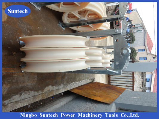 660x100mm الإطار الصلب المجلفن النايلون الحزم التوتير موصل بكرة كتلة