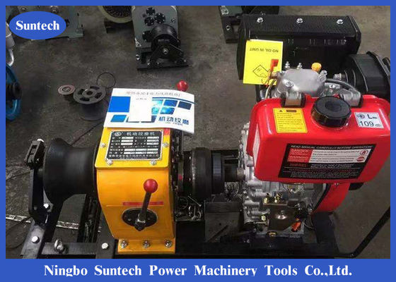 3 Ton Belt Drive 7m / Min High Speed ​​كابل ونش بولير ، ونش يعمل بالكابل