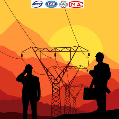 11kv خط نقل علوي فولاذي Q235B أبراج كهربائية