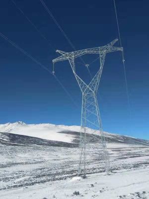 10-500kv HDG Angle Steel Tower لخط النقل