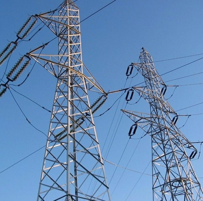 المضلع المخروطي 220kv نهر عبور شعرية برج الصلب