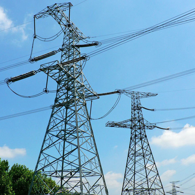 ASTM123 برج خط نقل الصلب المجلفن Q235 Q345