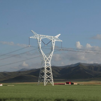 تراجع الجلفنة على الساخن 132kv برج خط نقل الطاقة
