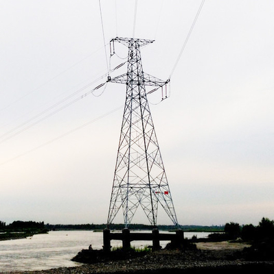 132kv خط نقل الصلب المجلفن برج شعرية