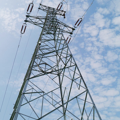 132kv خط نقل الصلب المجلفن برج شعرية