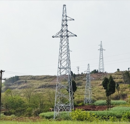 أنبوبي تراجع الساخنة المجلفن 330kv الملاك الصلب شعرية برج