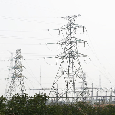 4 أرجل 330kv برج نقل شعرية الملاك الصلب المجلفن