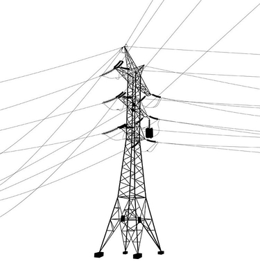 HDG Angle Steel 11 35220330500kV برج خط النقل