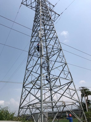 زاوية الصلب Q355B Q255B 110KV شعرية برج الإرسال