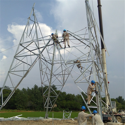 زاوية الصلب Q355B Q255B 110KV شعرية برج الإرسال