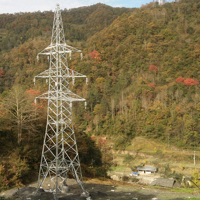 أبراج خط نقل 33KV الصلب HDG شعرية