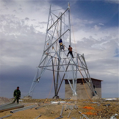 33KV زاوية الصلب مزدوجة حلقة برج خط النقل