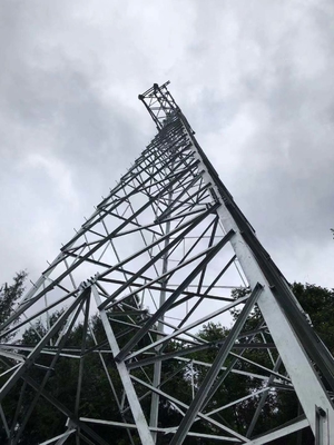 ASTM123 المجلفن 110KV توزيع الطاقة الصلب برج شبكي