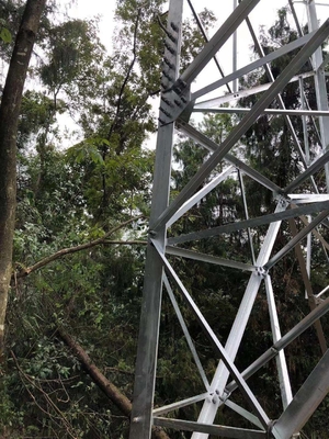 110KV HDG زاوية الصلب برج نقل الصرح