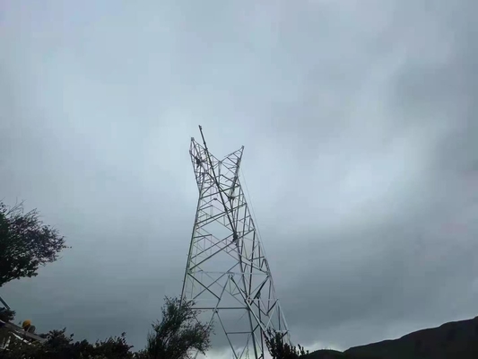 برج زاوية الصلب المجلفن بالغمس الساخن لخط نقل 110KV