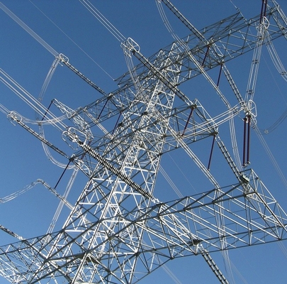 10-500KV HDG زاوية الصلب شعرية برج الإرسال