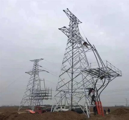 110KV 132KV الغضب الصلب شعرية برج نقل الصرح