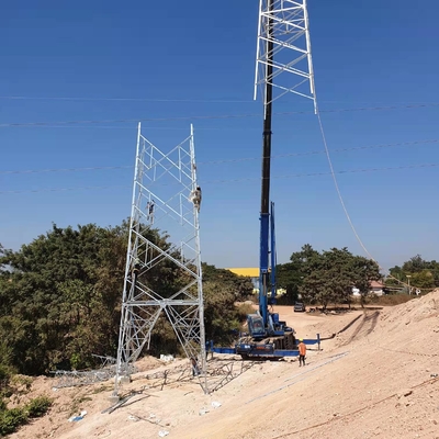 132KV خط نقل الطاقة HDG شعرية برج الصلب