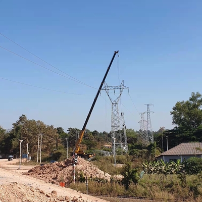132KV خط نقل الطاقة HDG شعرية برج الصلب