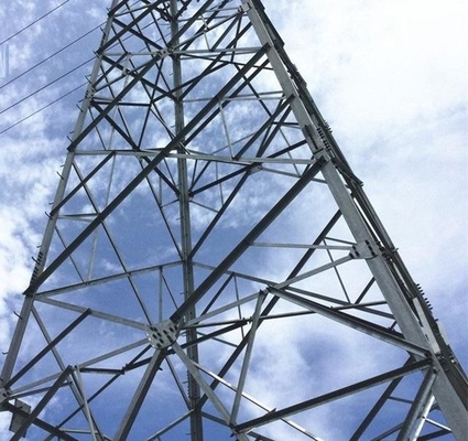 10KV إلى 750KV نقل الطاقة تراجع الساخنة المجلفن برج شعرية