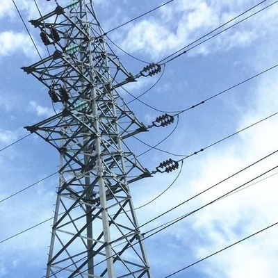 10KV إلى 750KV نقل الطاقة تراجع الساخنة المجلفن برج شعرية