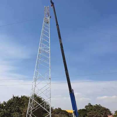115KV تراجع الساخنة برج الاتصالات السلكية واللاسلكية المجلفن