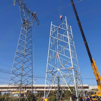 115KV تراجع الساخنة برج الاتصالات السلكية واللاسلكية المجلفن