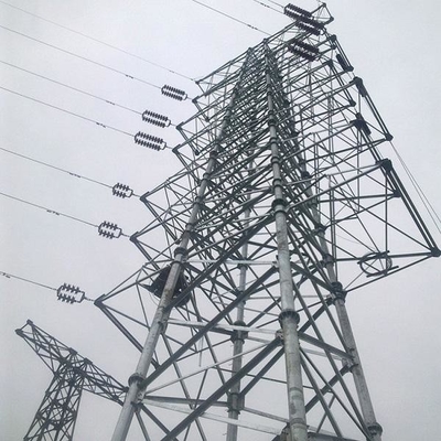 220kv HDG Q235B Q345B برج نقل شعرية فولاذي