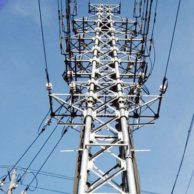 220kv HDG Q235B Q345B برج نقل شعرية فولاذي
